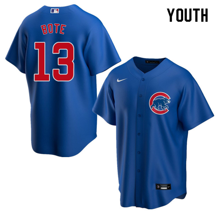 Nike Youth #13 David Bote Chicago Cubs Baseball Jerseys Sale-Blue